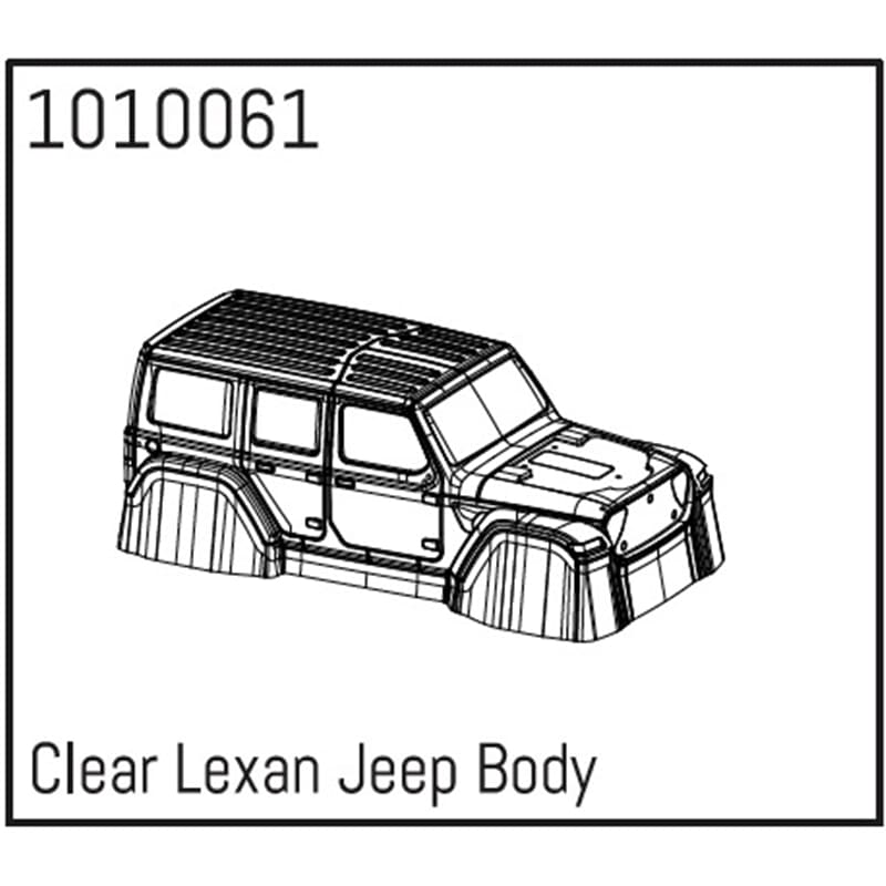 Clear Lexan Wrangler Body