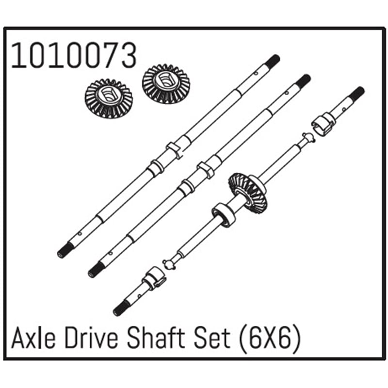 Axle Drive Shaft Set 6X6 un