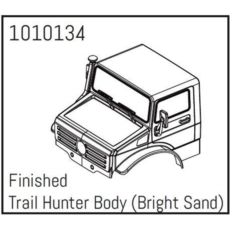 T-Hunter PC Body Set bright sandun - PRO Crawler 1:18