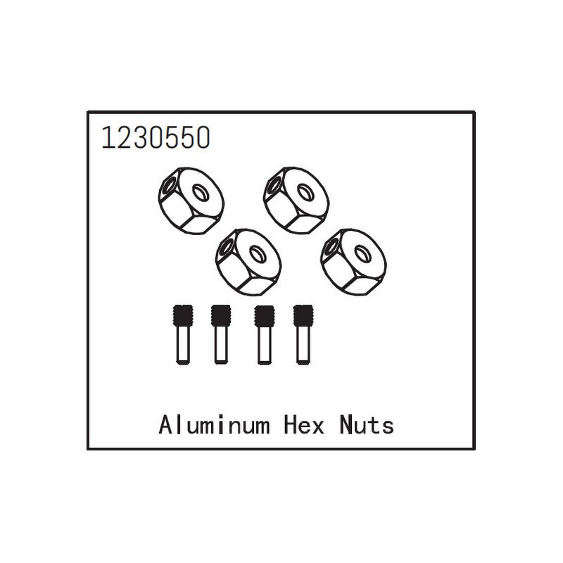 Aluminum Hex Nuts