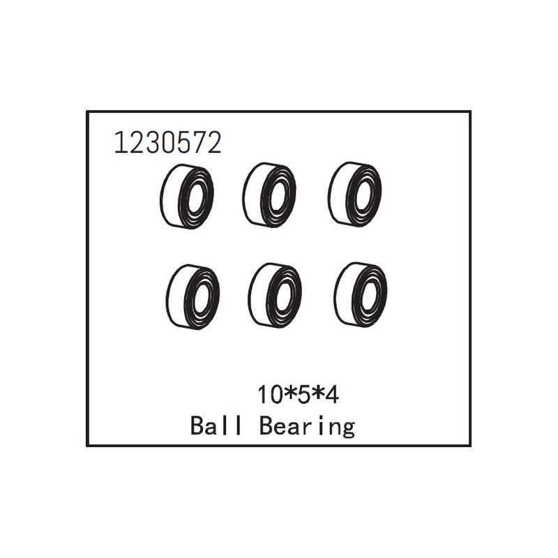Ball Bearing 10x5x4