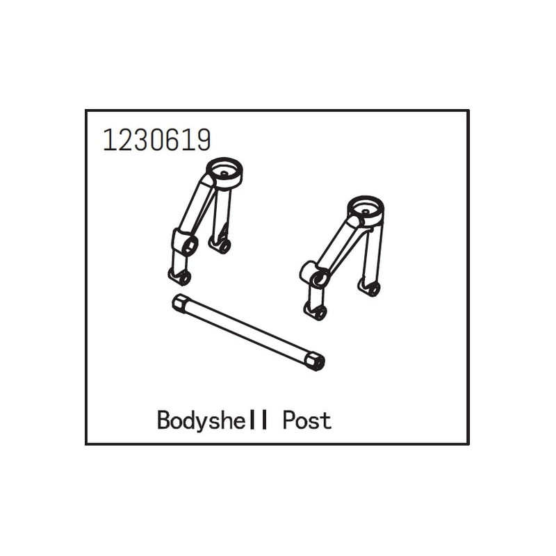 Body Shell Post front