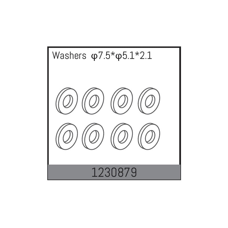 Rear Wheel Shaft Washers