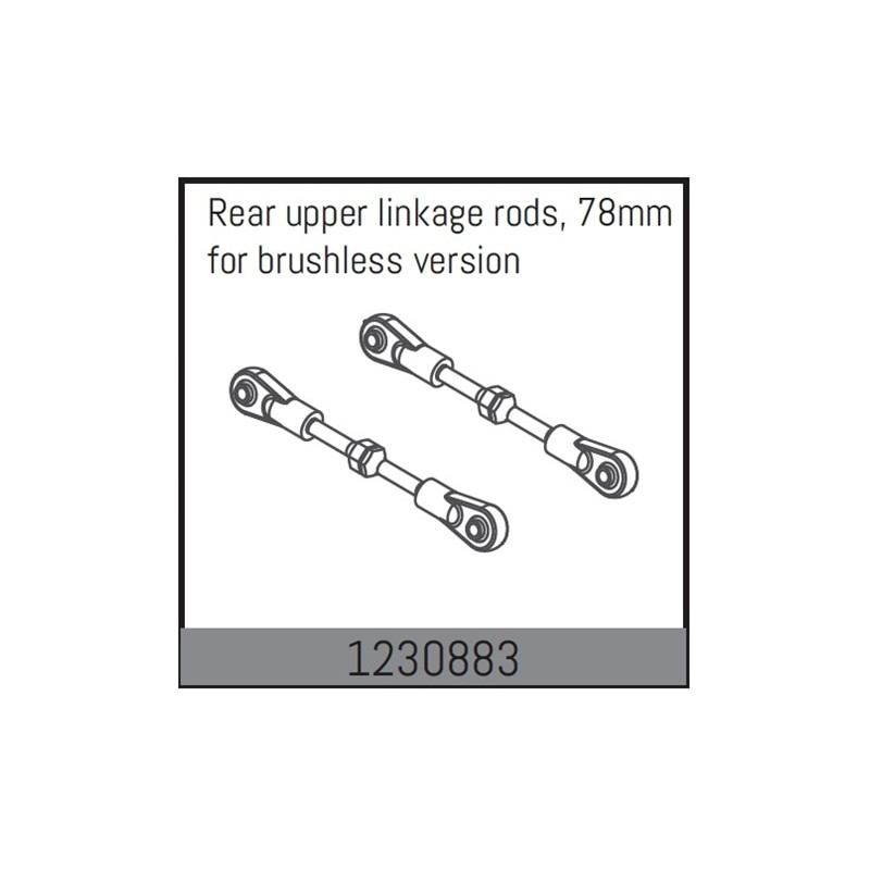 Rear Turnbuckles 70-78mm