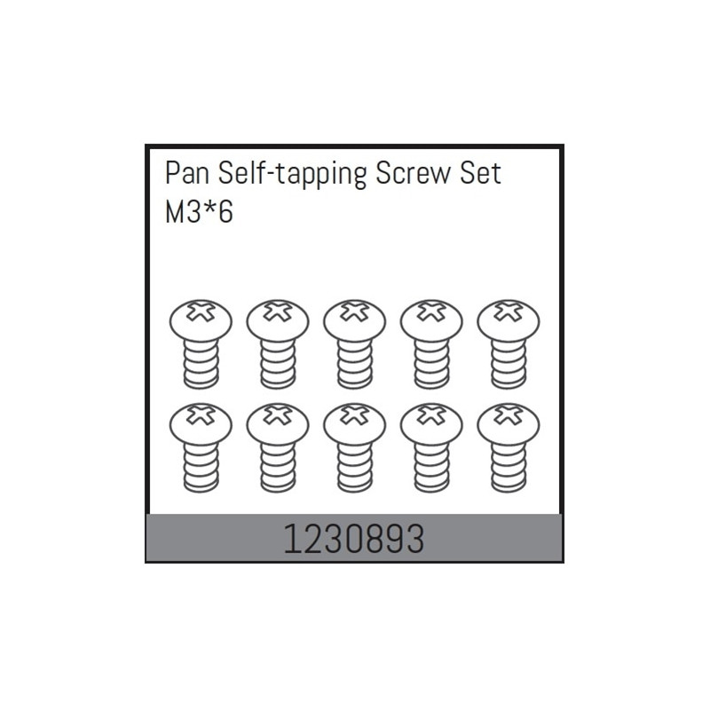 M3x6 Pan self-tapping Screw Set