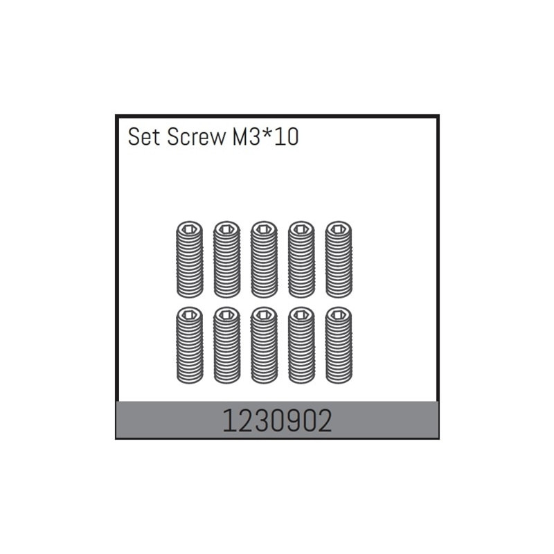 Set Screw M3x10