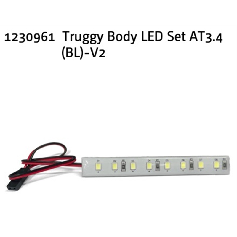 Truggy Body LED Set AT3.4BL-V2