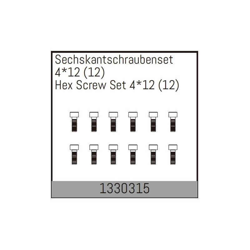 Hex Screw Set 4*12