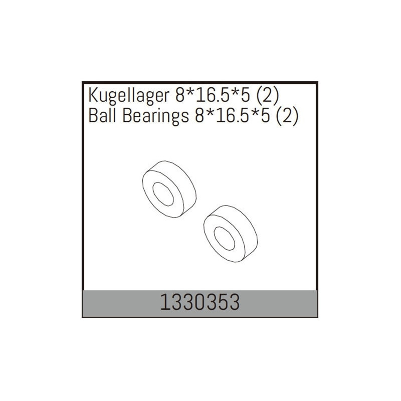 Ball Bearings 8*16.5*5