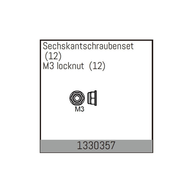 M3 locknut