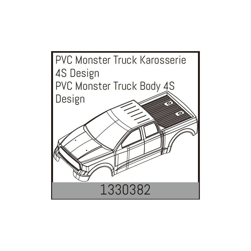 PVC Monster Truck Body 4S Design