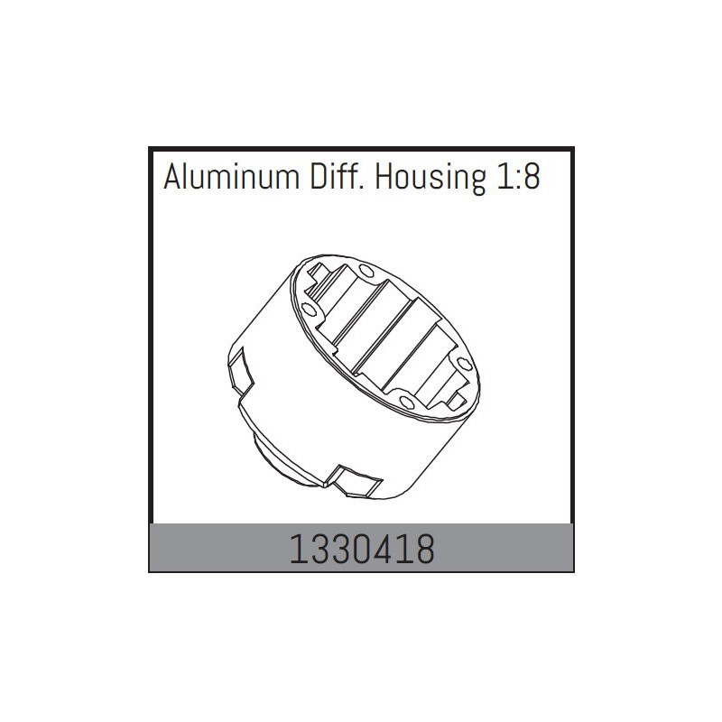 Aluminum Diff. Housing 1:8