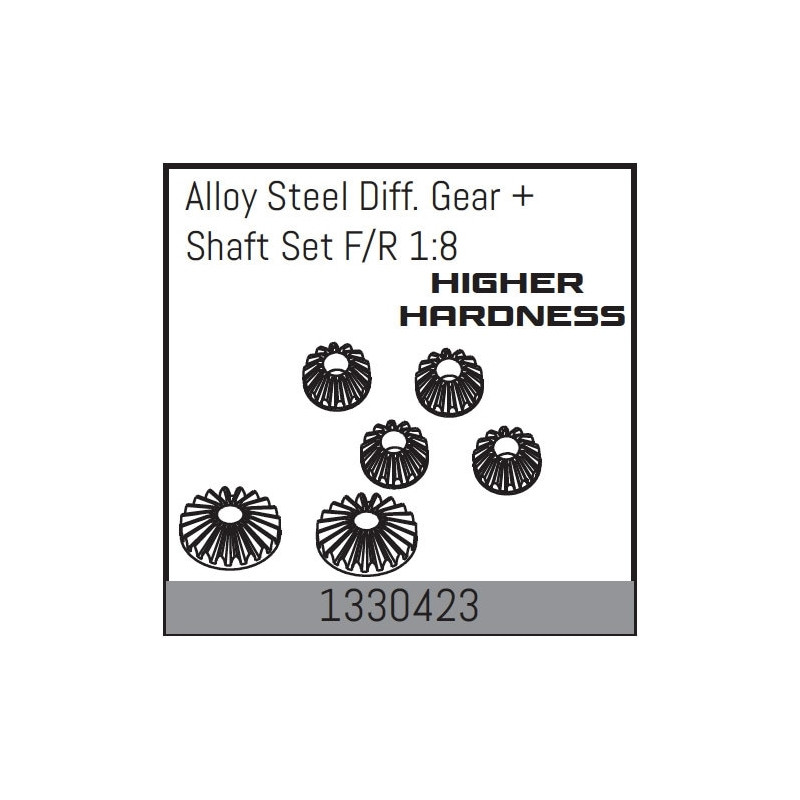 Alloy Steel Diff. Gear Set F/R 1:8