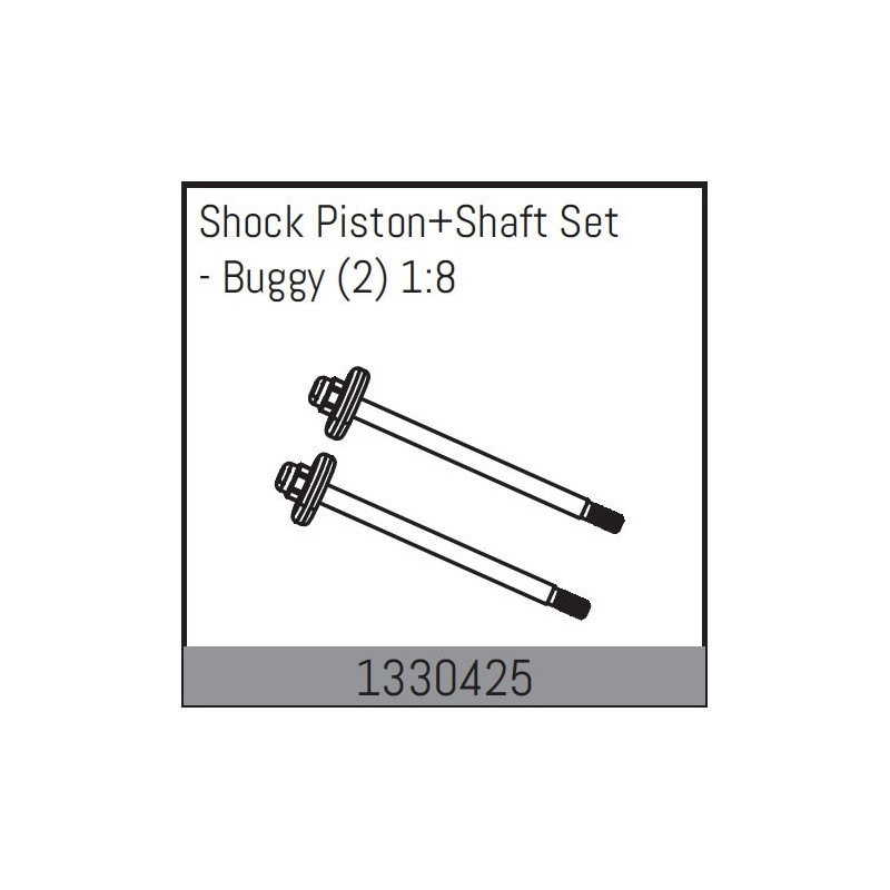 Shock Piston+Shaft Set - Buggy