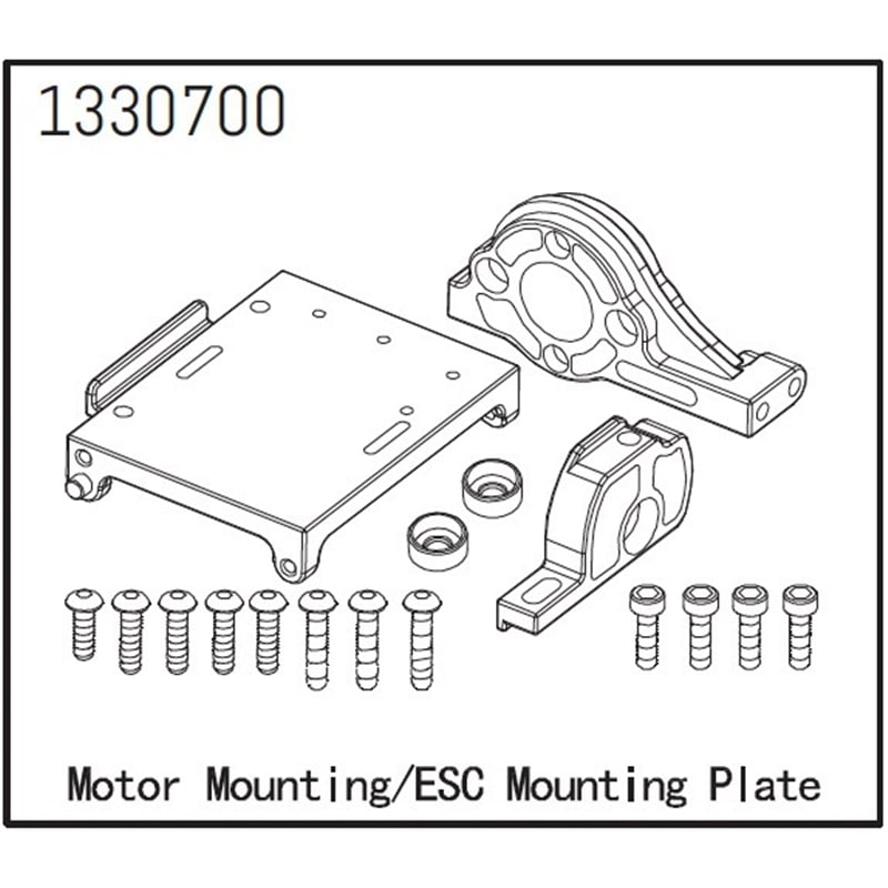 Motor Mounting/ESC Mounting Plate - BronX