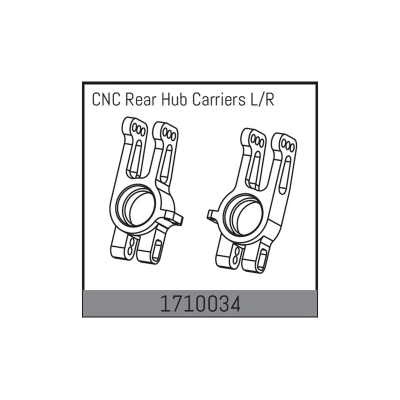CNC Rear Hub Carriers L/R