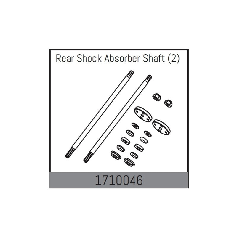 Rear Shock Absorber Shaft