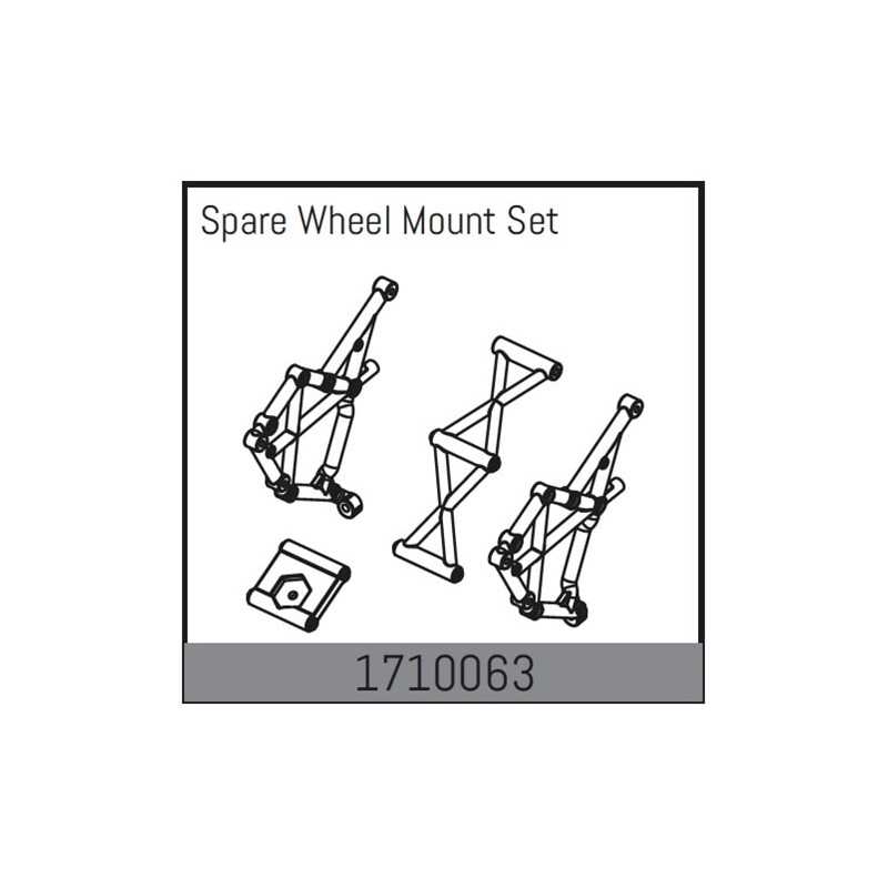 Spare Wheel Mount Set