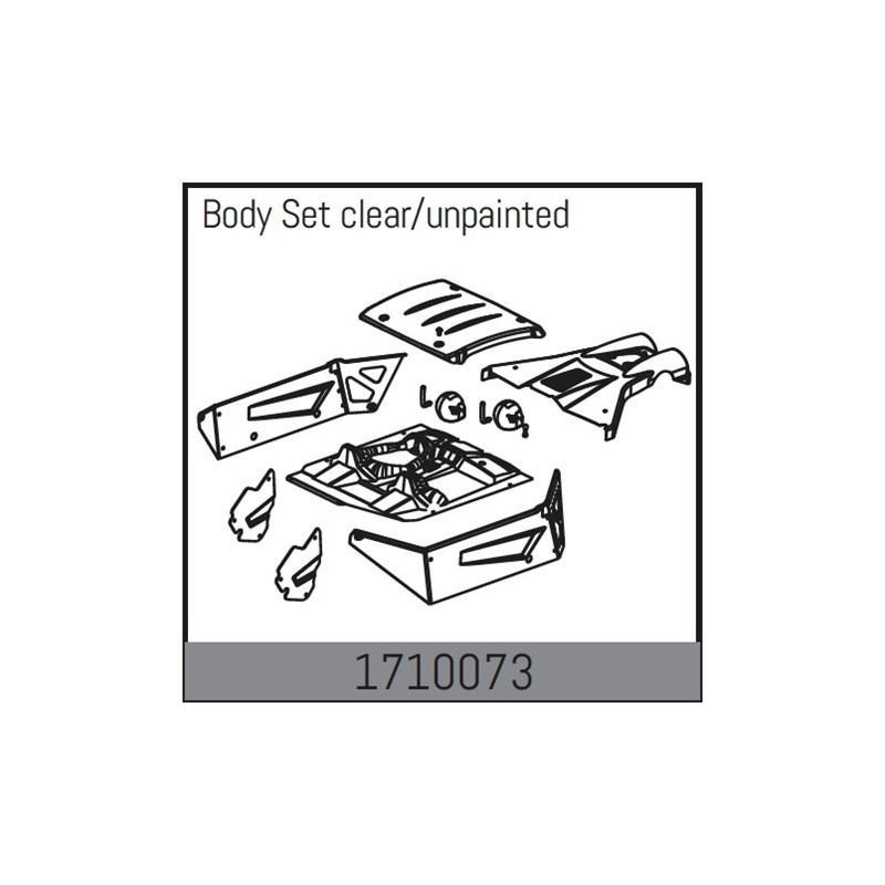 Body Set clear/unpainted