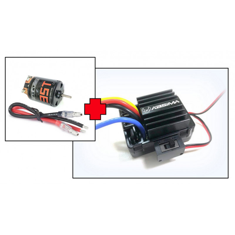 Electric Motor Thrust B-Spec 35T + 1:10 Brushed ESC