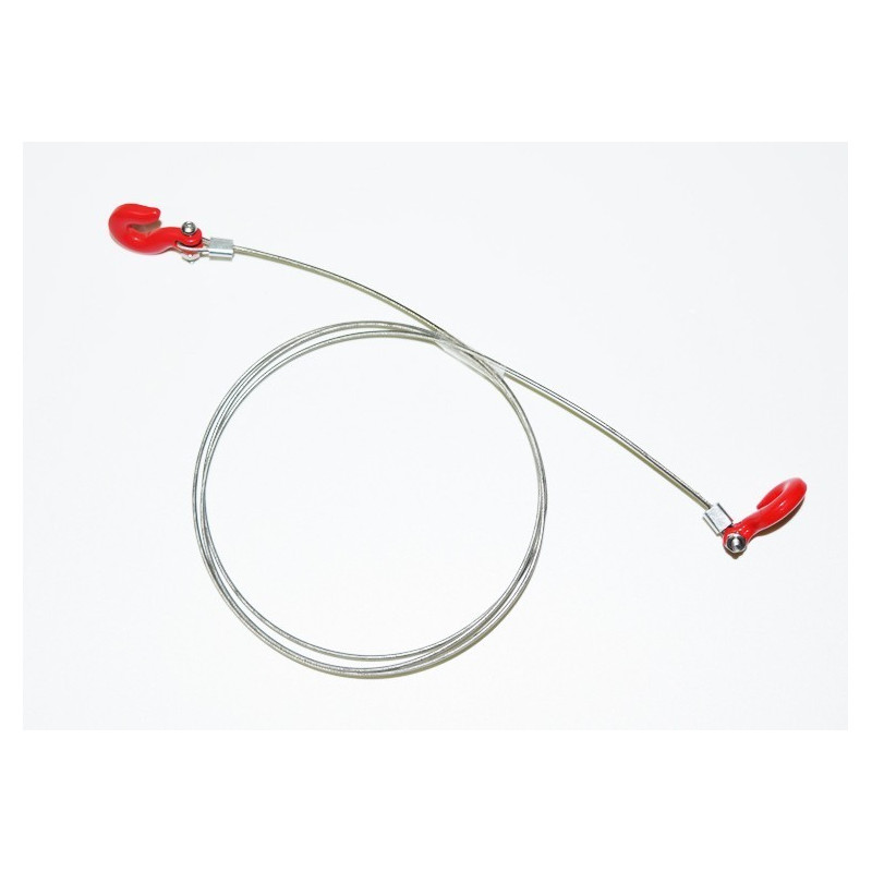 Steel wire rope with hooks 1:10