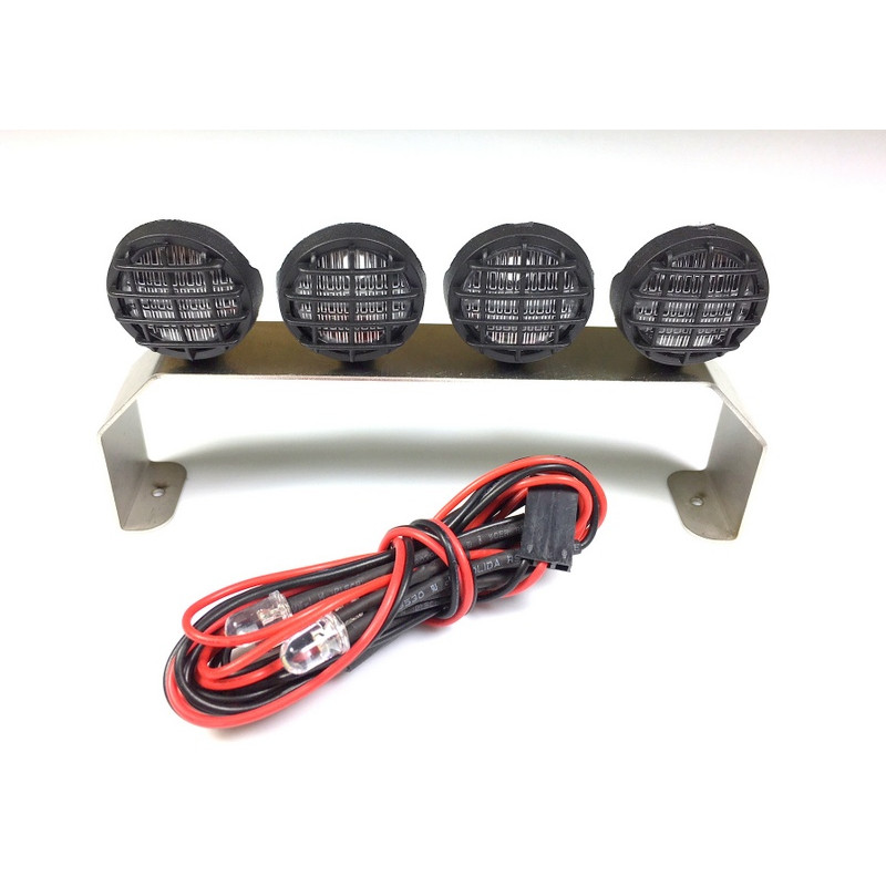Light Bar round with LEDs