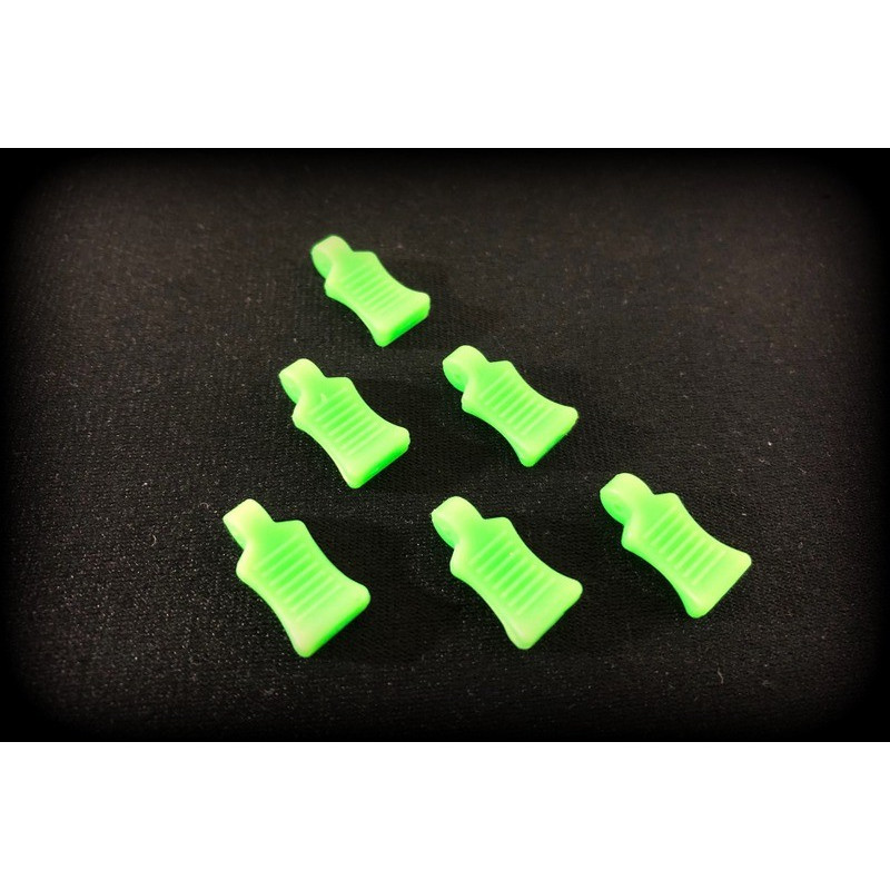 Rubber Pin Grip - neon green (6)
