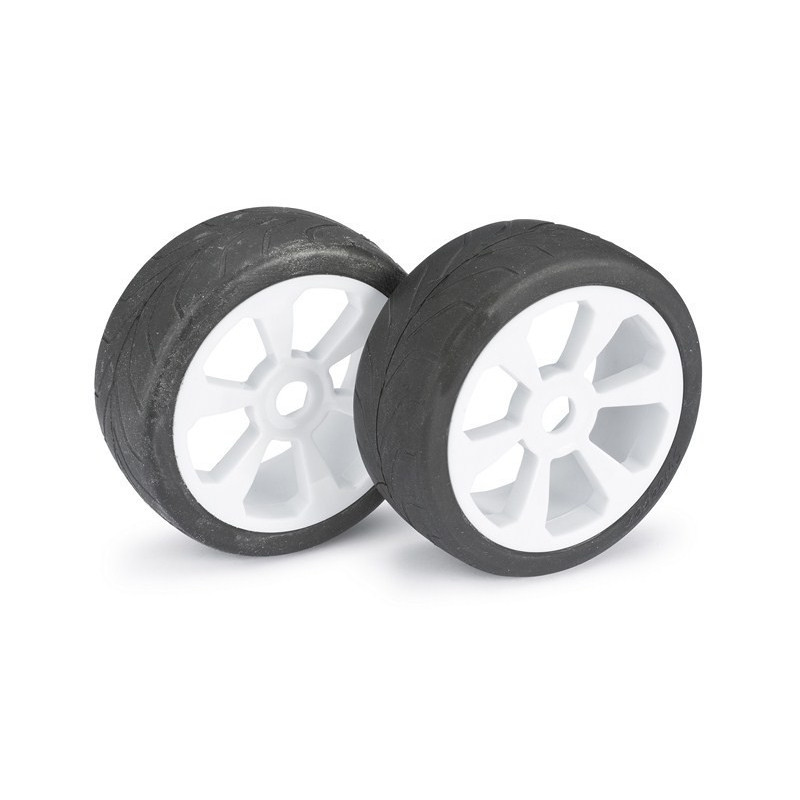 Wheel Set Buggy 6 Spoke / Street white 1:8