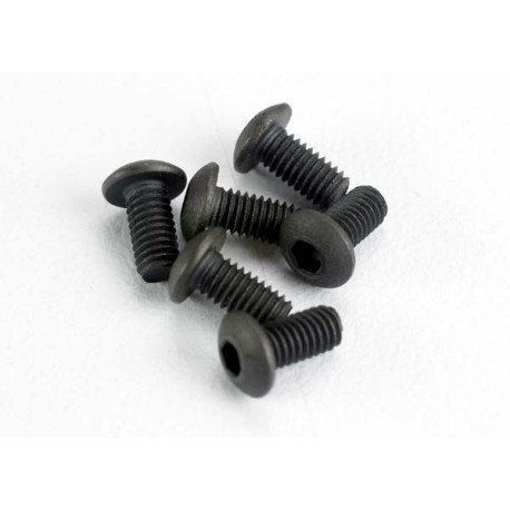 Screws 3x6mm button-head hex drive 6