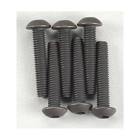 Screws 3x15mm button-head hex drive 6