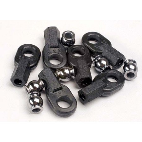 Rod ends long 6 hollow ball connectors 6