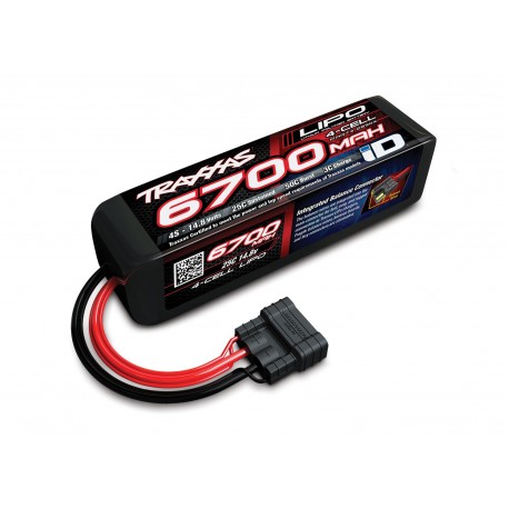 6700mAh 14.8v 4-Cell 25C LiPo Battery