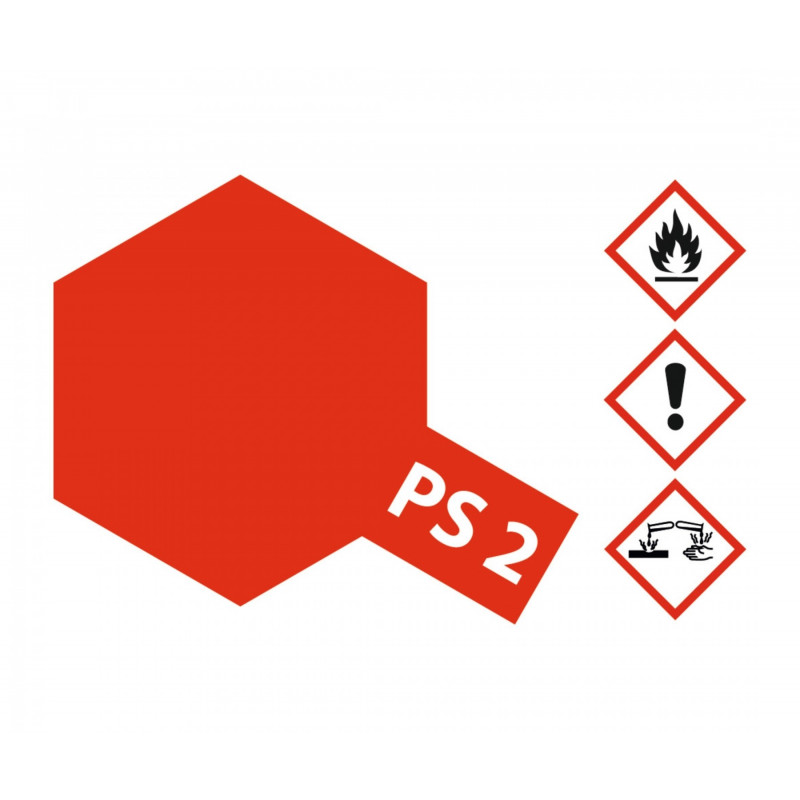 PS-2 Red Polycarbonate 100ml
