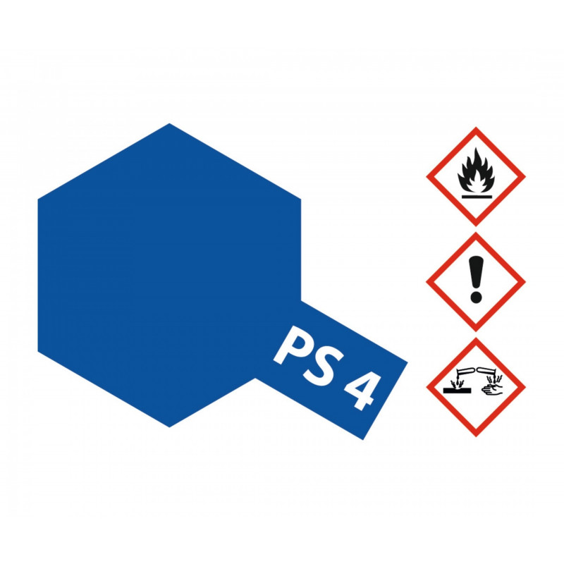 PS-4 Blue Polycarbonate 100ml