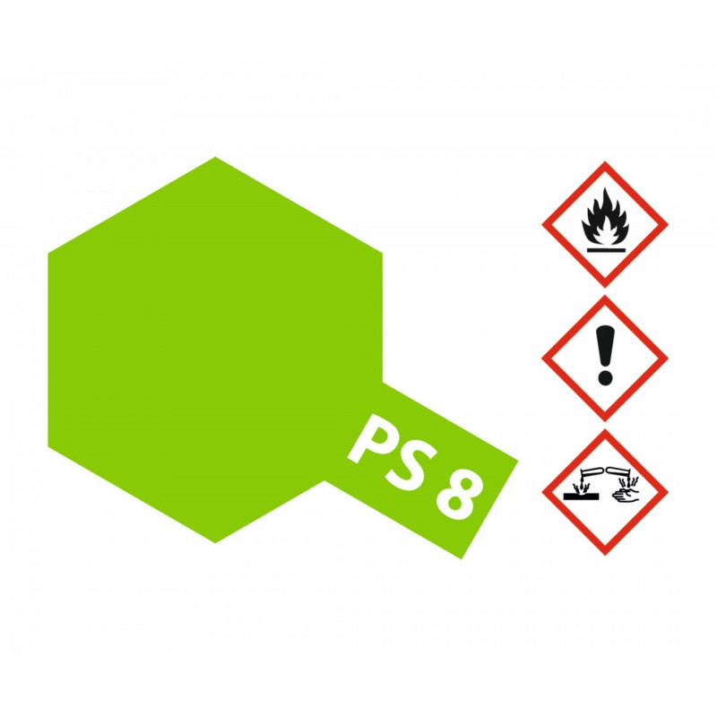 PS-8 Light Green Polycarbonate 100ml