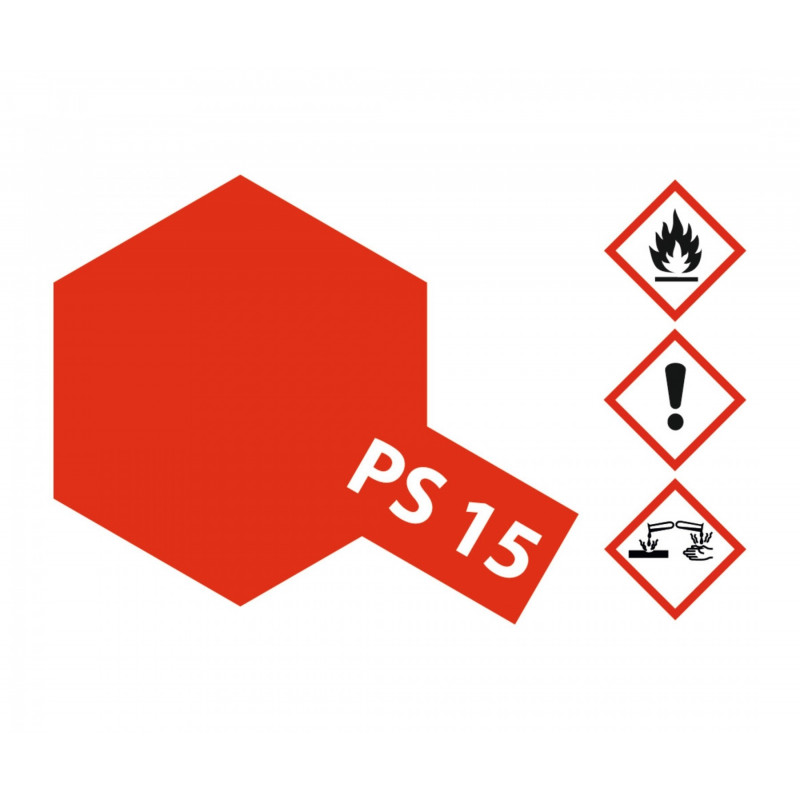 PS-15 Metallic Red Polycarbonate 100ml