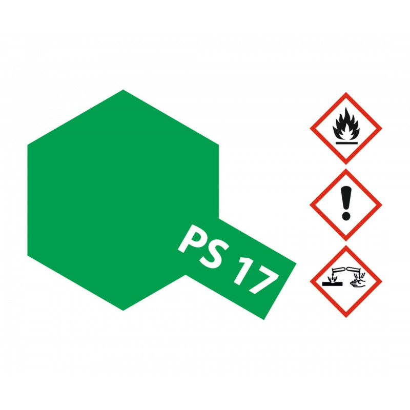PS-17 Metallic Grün Polycarbonate 100ml