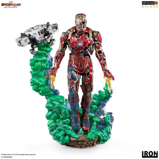 FIGURA BDS ART SCALE 1/10 MARVEL SPIDER-MAN IRON MAN ILUSÃO