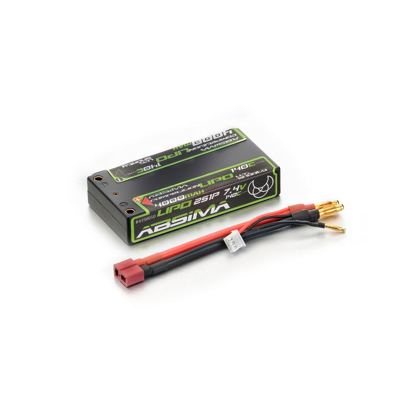 Competition Lipo LCG Shorty 4000mAh 140C 2S1P HC 4mm
