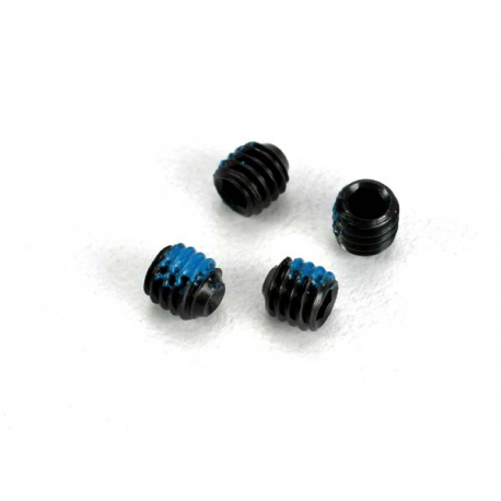 Screws set (grub) 4mm (6) (with threadlock)