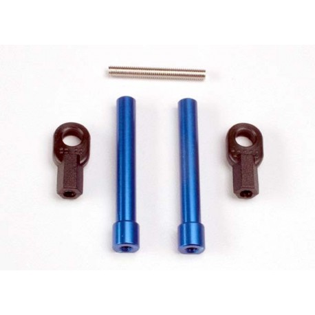 Bellcrank posts ALUM (2) steering link threaded rod 3x25mm