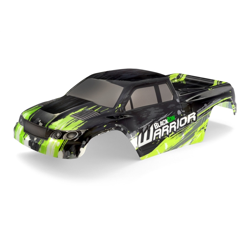 Blackzon Warrior Bodyshell Black/Green