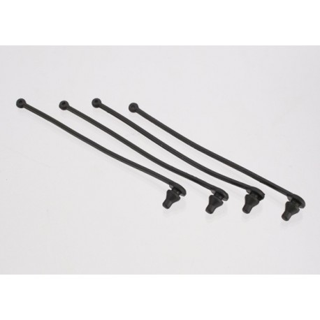 Body clip retainer, black (4)