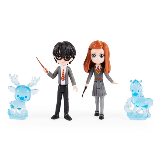 SET DE FIGURAS HARRY POTTER MAGICAL MINIS HARRY E GINNY PATRONUS