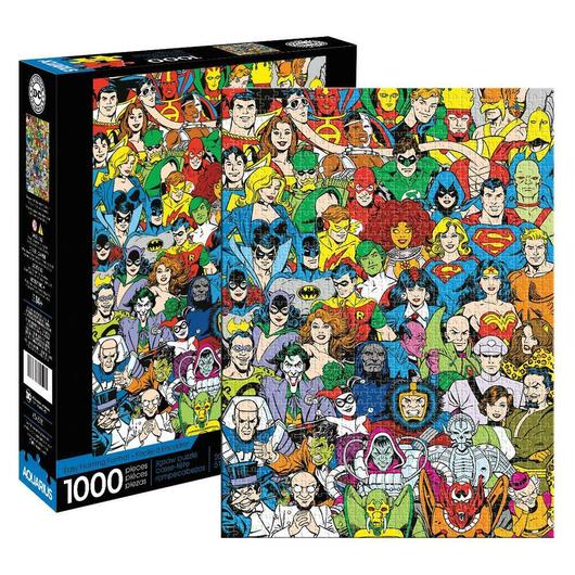 PUZZLE DE 1000 PEÇAS DC COMICS PERSONAGENS CLÁSSICOS