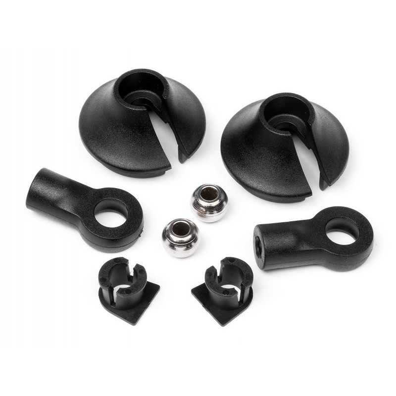 Shock End/Shock Spring Retainer Set