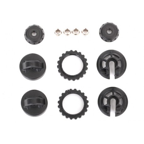 Caps spring retainers, GTR shock (upper cap (2) hollow balls
