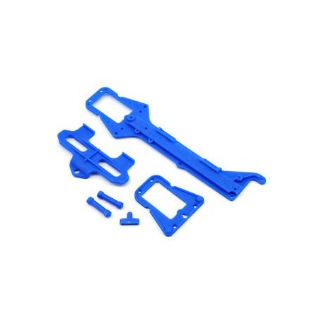 Upper chassis battery hold down