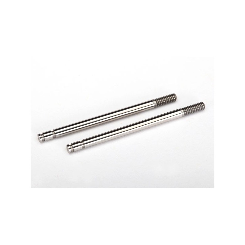Shock shafts, steel, chrome finish (2)