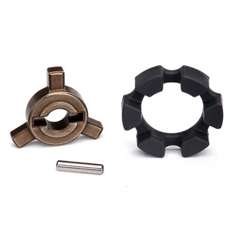 Cush drive key pin elastomer damper